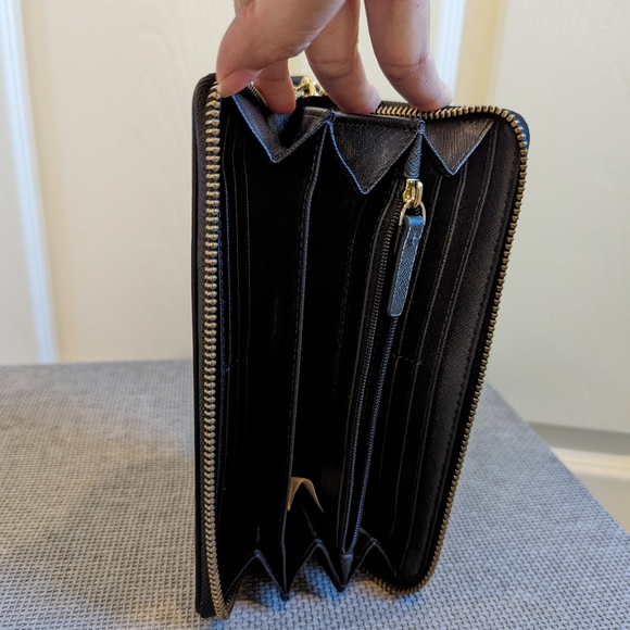 Kate Spade Morgan Zip-around Continental Wallet BLACK - Picture 6 of 11